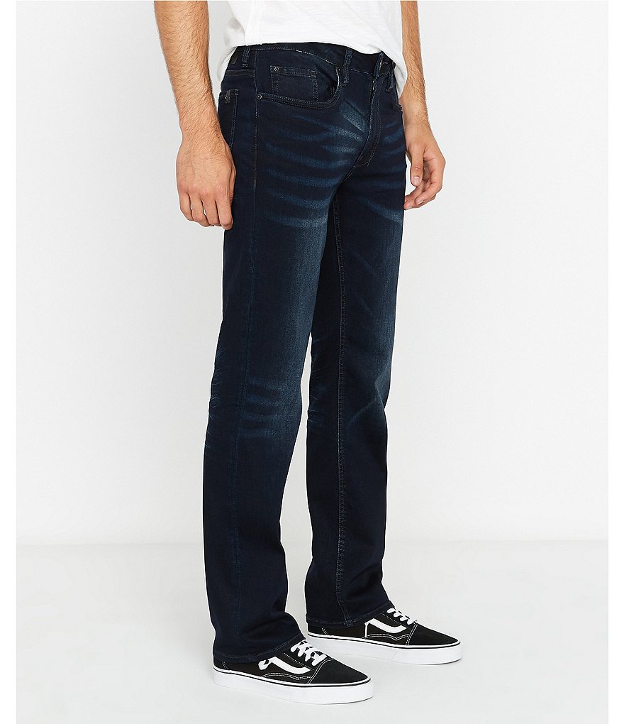 Buffalo David Bitton Driven-x Dark Wash Relaxed Straight Jeans