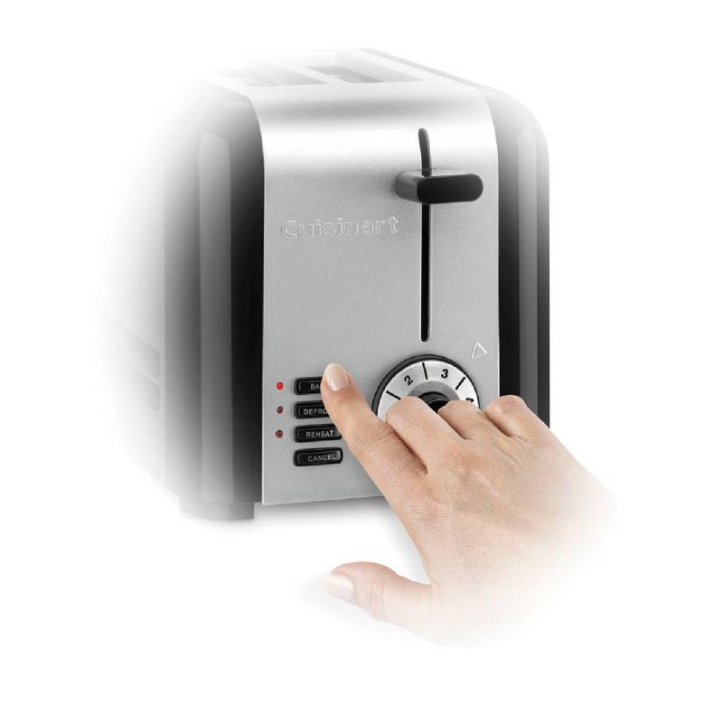 Cuisinart 2 Slice Toaster - Black & Stainless Steel - CPT-320TG
