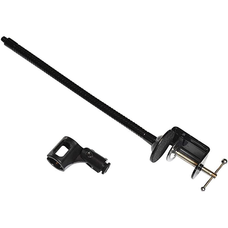 Flexible Gooseneck Microphone Stand with Desk Clamp for Radio Broadcasting Studio Live Broadcast Equipment TV Stations 13 Clamp