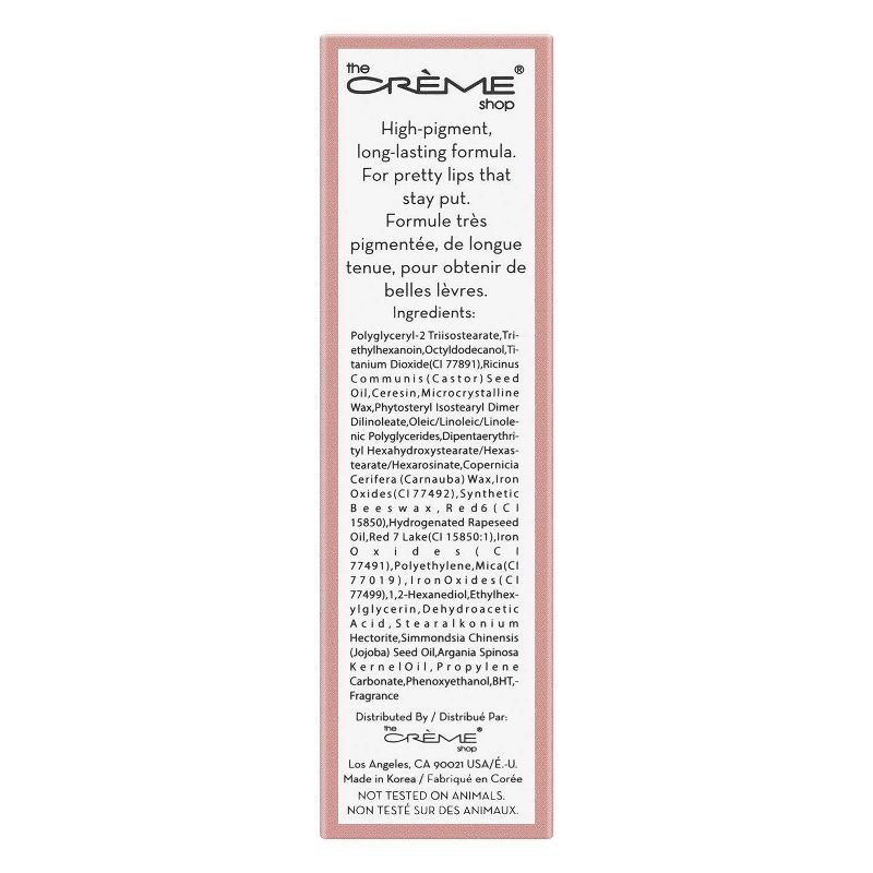 The Crème Shop Read My Lipstick  - Material Girl - 0.105oz