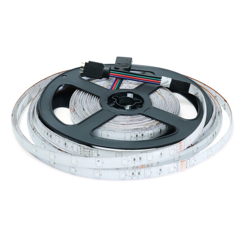 DC12V 5M SMD2835 24W Waterproof Alexa Smart Home WIFI Controller APP Control RGB LED Strip Light