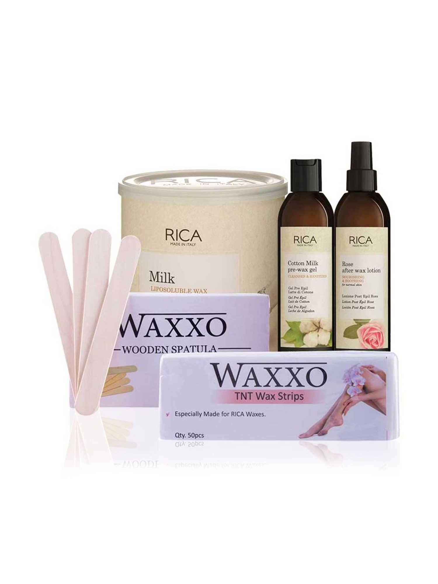 Rica Wax Milk Body Waxing Kit 3