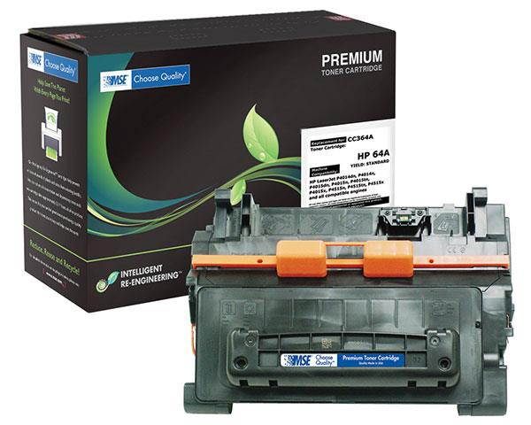 MSE Compatible Black Toner Cartridge (Alternative for HP 64A/CC364A)