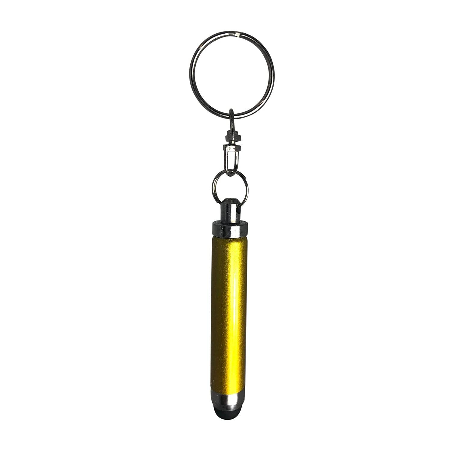 Garmin Fone Stylus Pen, BoxWave [Bullet Capacitive Stylus] Mini Stylus Pen with Keyring Loop for Garmin Fone - Bronze