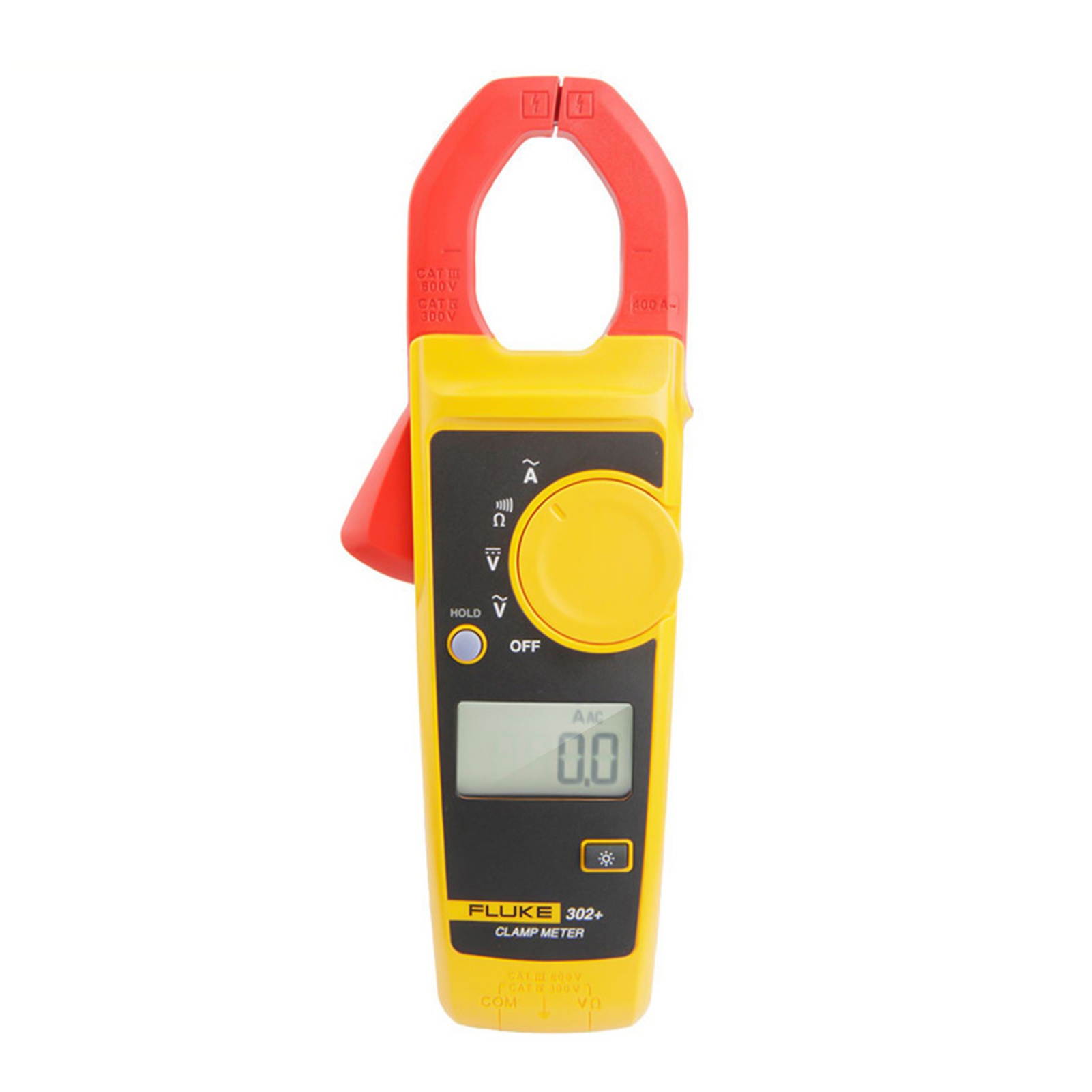 FLUKE F302+ Handheld Clamp Meter LCD Display Digital Clamp Multimeter Clamp Type Universal Meter Ammeter AC/DC Voltage Meters 400A AC Current 600V DC/AC Voltage Clamp Meter