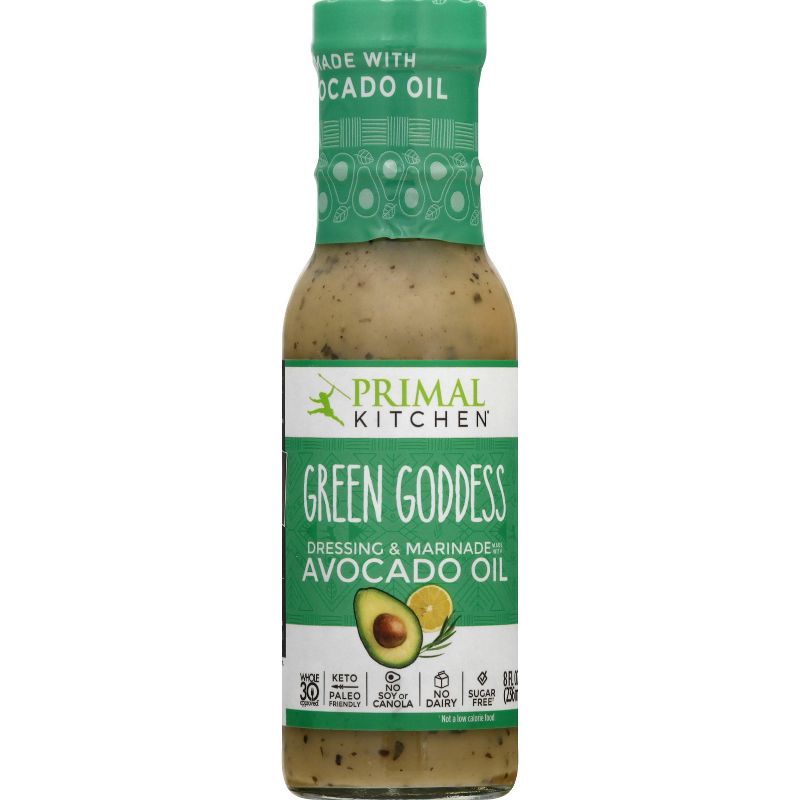 Primal Kitchen Dairy-Free Green Goddess Dressing with Avocado Oil - 8fl oz