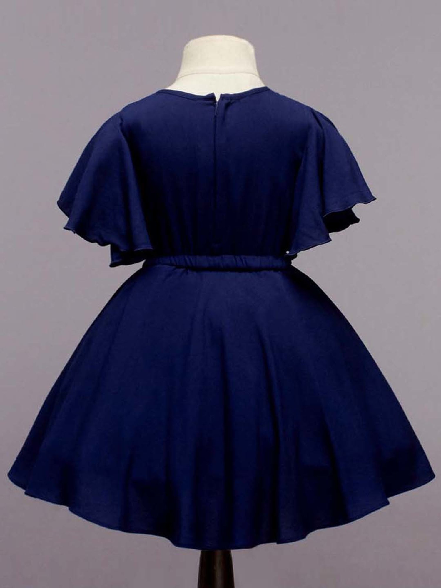 The Magic Wand Kids Navy Applique Dress