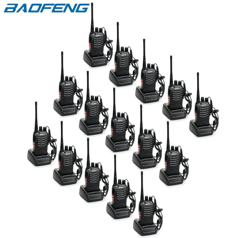 15 x BaoFeng BF-888S Two-way Ham Radio UHF 400-470MHz Walkie Talkie Transceiver