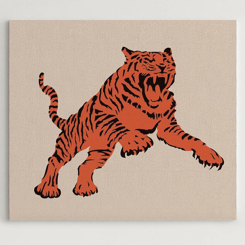Stencil1 Tiger - Layered Stencil 8.5" x 11"
