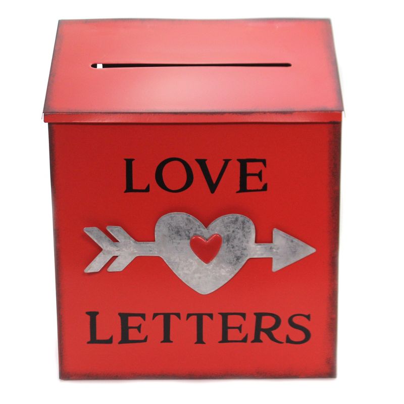 Valentine's Day 11.25" Love Letters Mailbox Sending Special Notes Cupid Burton & Burton  -  Freestanding Signs