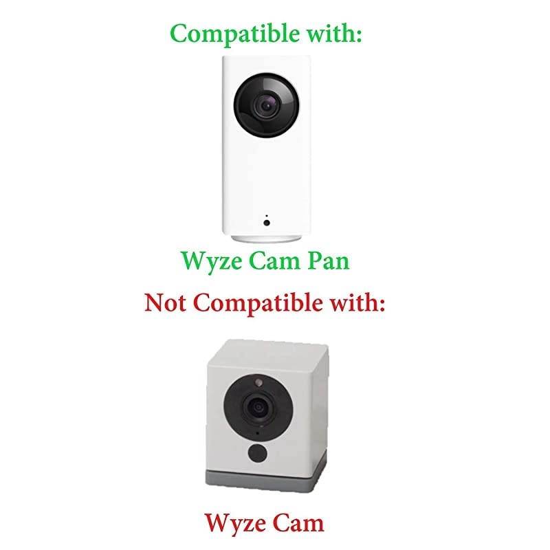 Real Water Resistant Protective Case for Wyze Cam Pan,Silicone Skin Suitable for Indoor and Outdoor use,Anti-Scratch Protective UV and Weather Resistant (1-Pack, Brown)