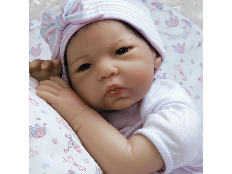 Paradise Galleries Reborn Baby Doll in Lifelike Flextouch Silicone Vinyl Baby Bundles: Spoiled, 19 inch, 7-Piece Ensemble