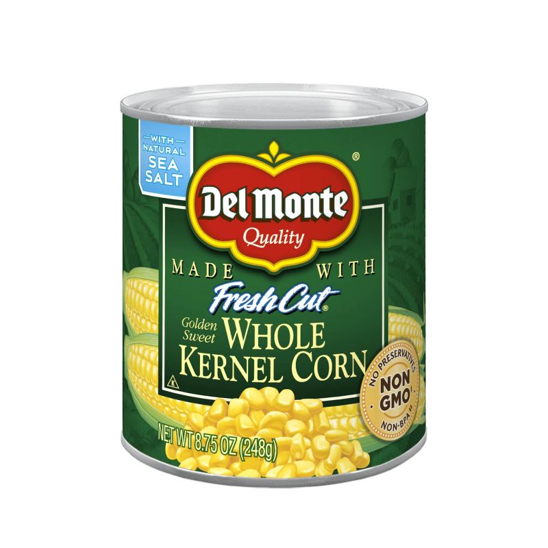 Del Monte Fresh Cut Golden Sweet Whole Kernel Corn 8.75oz
