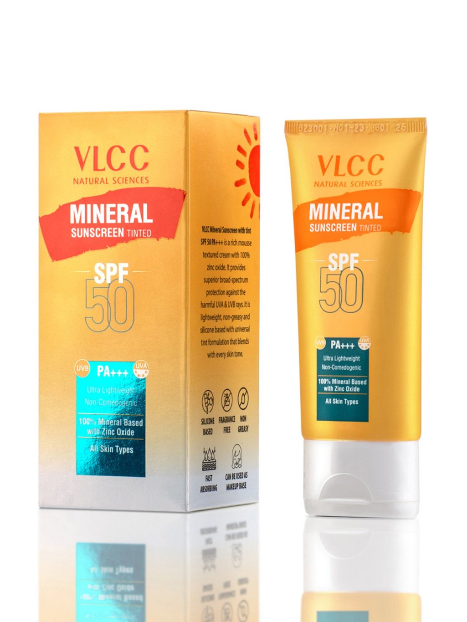VLCC Mineral Sunscreen Tinted SPF 50 PA+++ - 50 gm