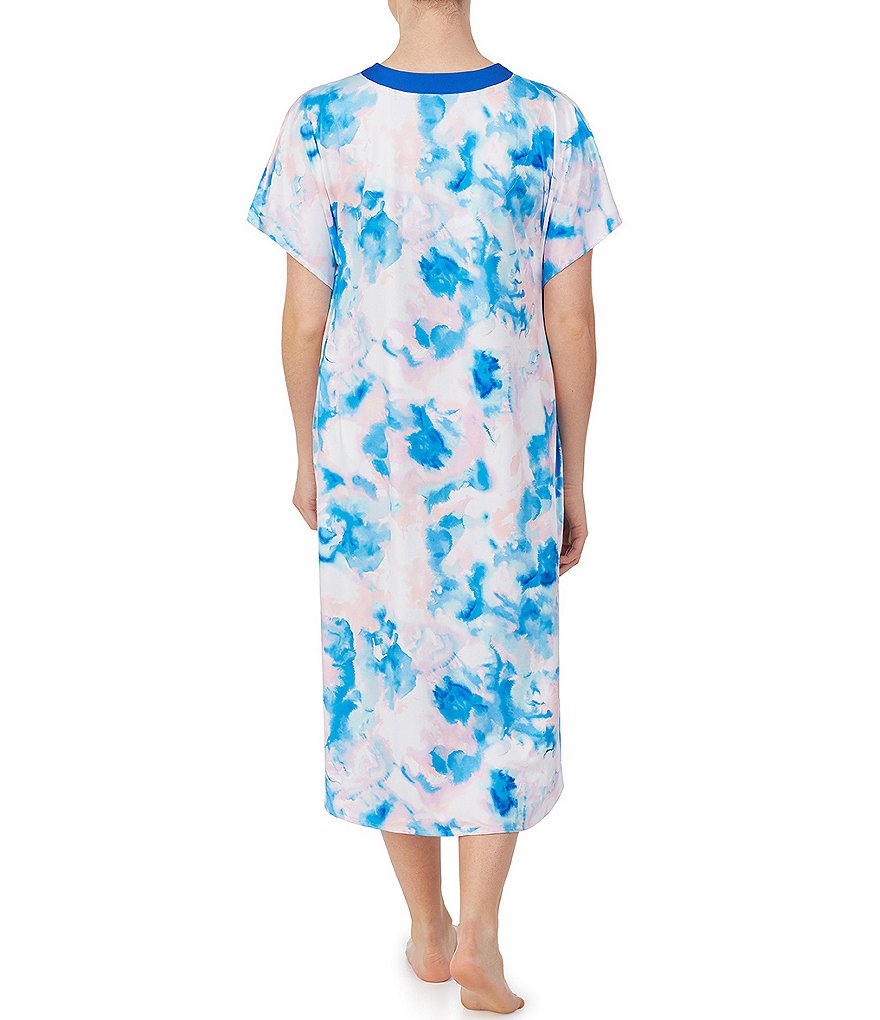 iRelax Printed Recycled-Knit Caftan