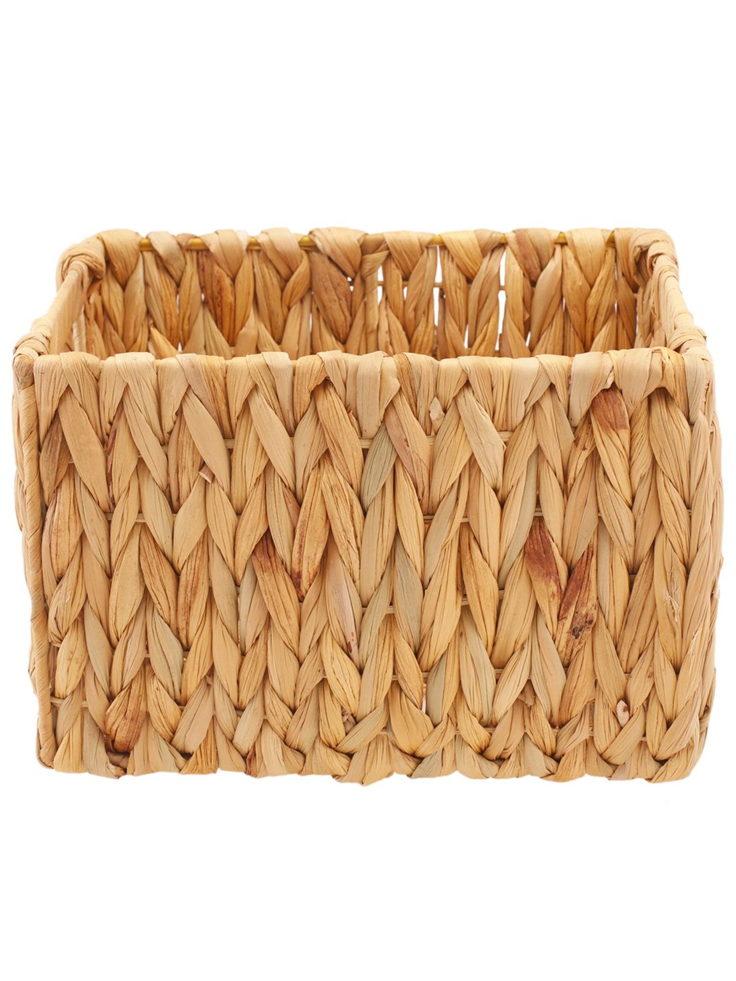 Naturallyours Brown Water Hycinth Medium Storage and Gift Basket