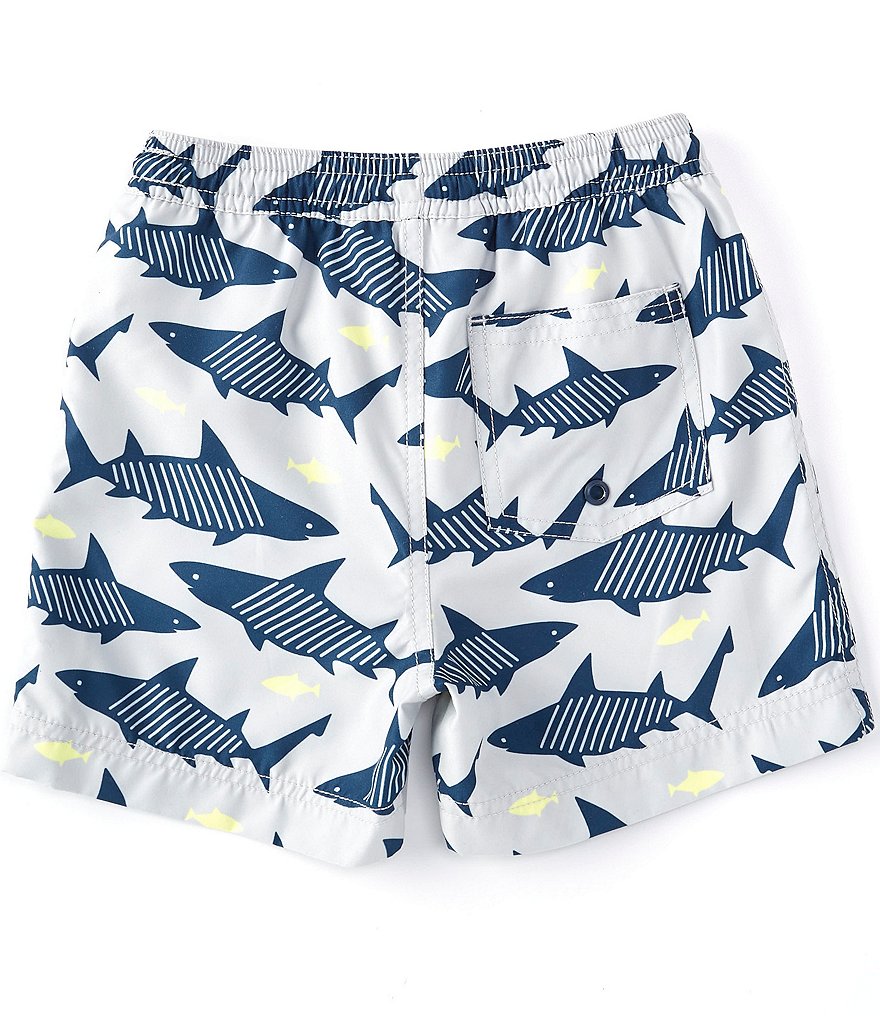 Tea Collection Little Boys 2-6 Sharks Swim Trunks