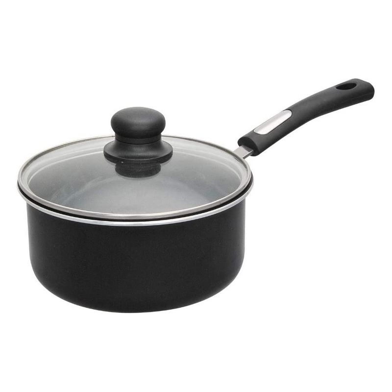 Chantal Induction 21 Ceramic Coated Steel 1 Quart Saucepan with Glass Lid