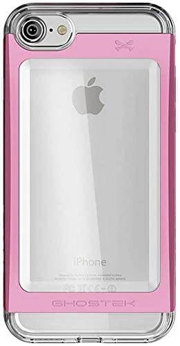 Ghostek Cloak Clear iPhone 7 Plus, iPhone 8 Plus Case with Slim Metal Bumper Design Shockproof Heavy Duty Protection Wireless Charging 2017 iPhone 8 Plus, 2016 iPhone 7 Plus (5.5 Inch) - (Gold)