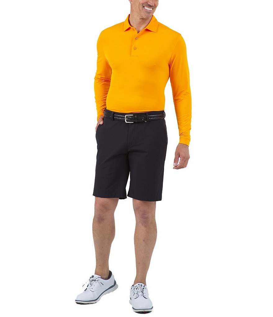 IBKUL Long-Sleeve Ice Fil&reg; Polo Shirt