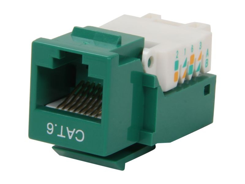 Micro Connectors CAT5 RJ45 Coupler F-F Straight