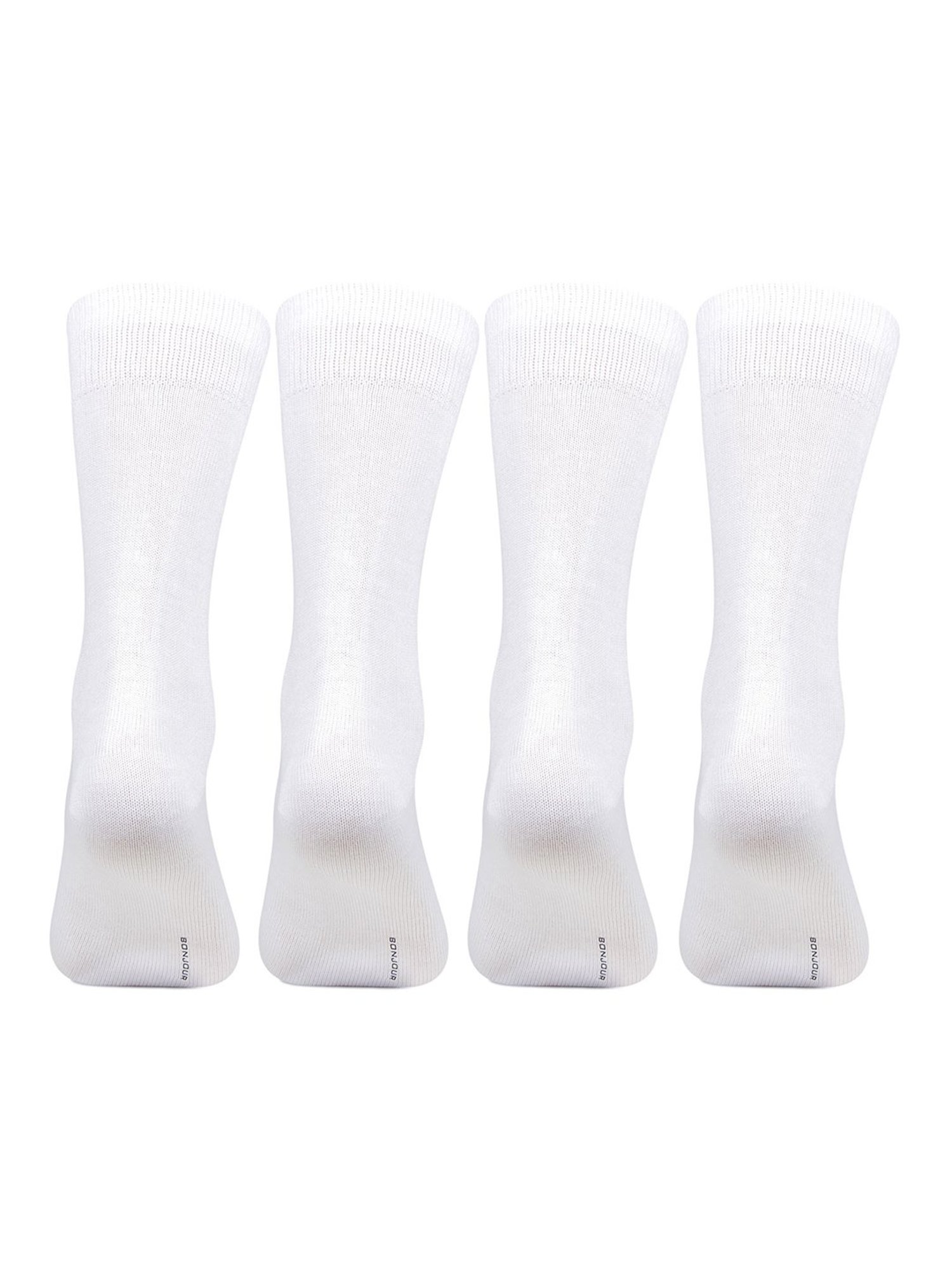 Bonjour White Socks - Pack of 4