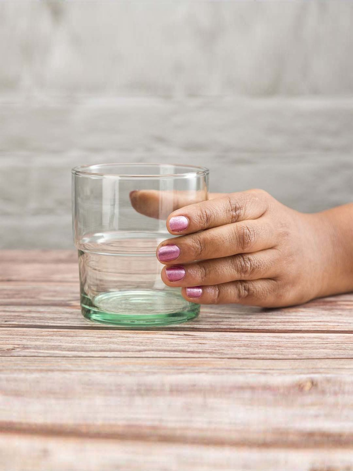 Pasabahce Green Hill Eco Friendly Water Glasses (0.3 L) - Set of 4