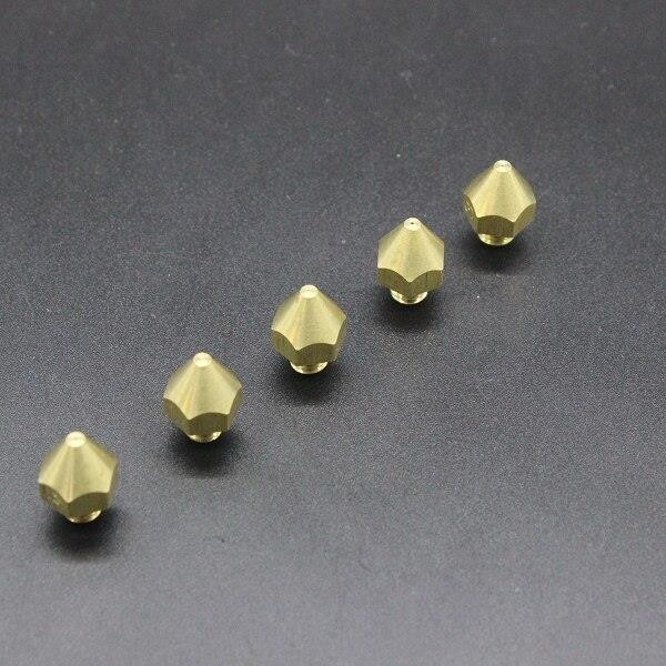 Hot Sale 1pcs 3D Printer Nozzle Mixed Sizes 0.2mm 0.3mm 0.4mm 0.5mm Extruder Print Head For 1.75mm Filament MK7 MK8 Makerbot