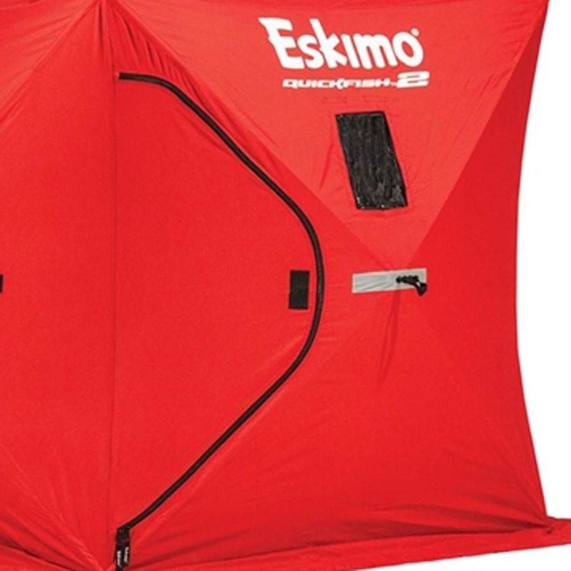 Eskimo Quickfish 2 Person Portable Pop Up Ice Fishing Tent House Shack Shelter