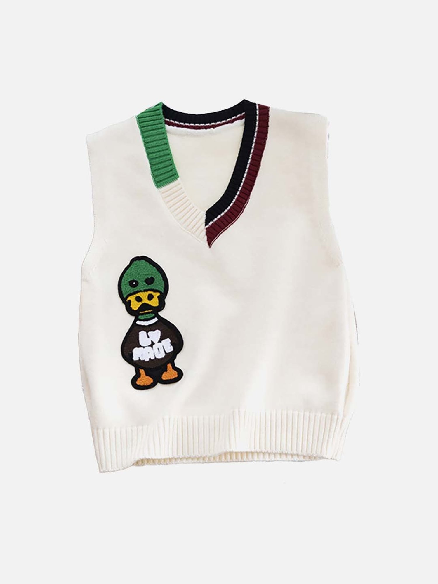 Little Surprise Box Kids Cream Printed Sweater