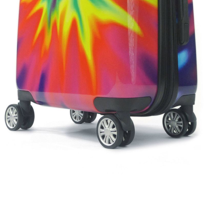 FUL 3pc Hardside Spinner Luggage Set - Tiedye Swirl