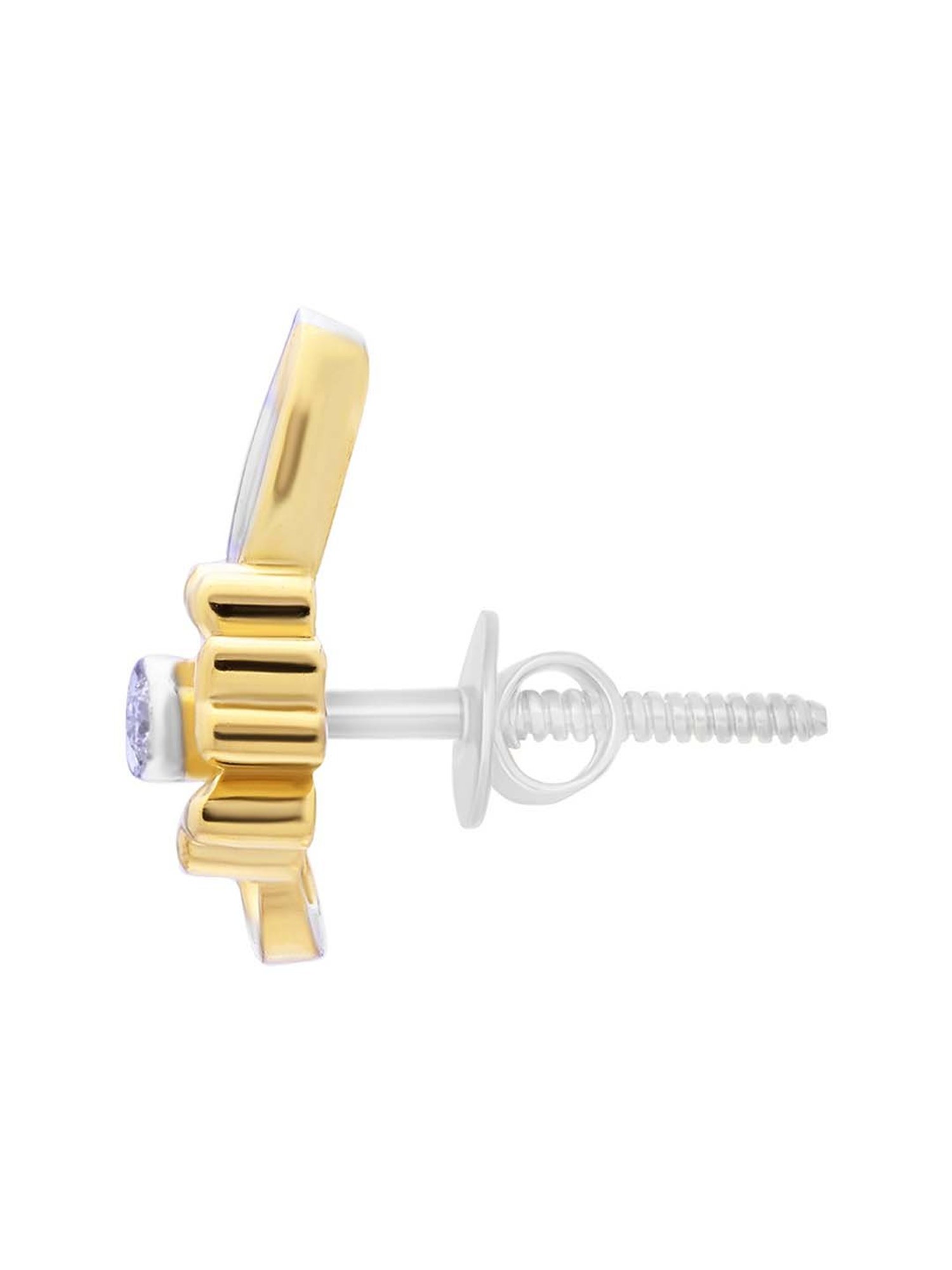 Waman Hari Pethe Jewellers 18k Gold & Diamond Earrings for Women