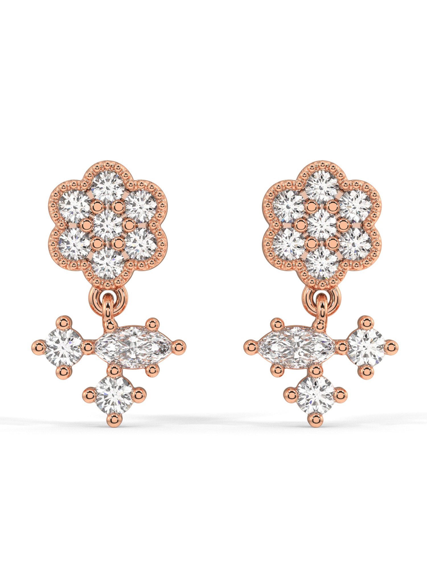 Silvermist 925 Sterling Silver Faye Tiny Stud Earrings for Women & Girls