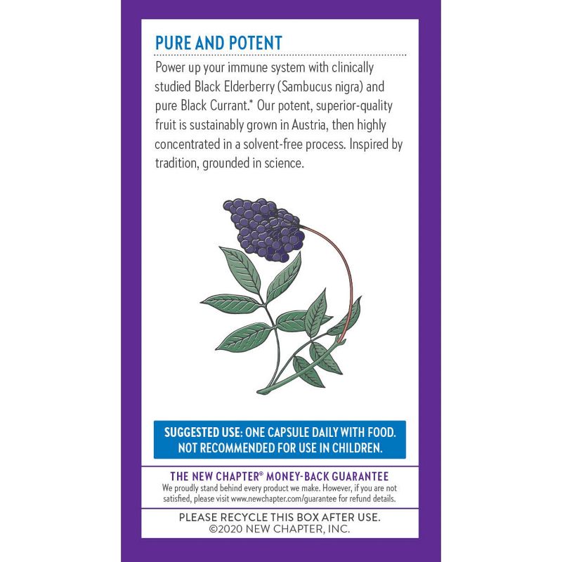 New Chapter Elderberry Force Supplement - 30ct