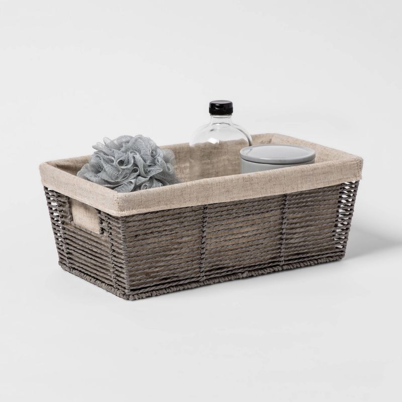 CosmoLiving by Cosmopolitan Contemporary Seagrass Storage Basket Brown