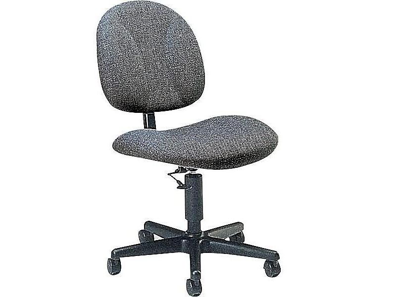 Global Fabric Task Chair, Gray (8974BK-IM11) 