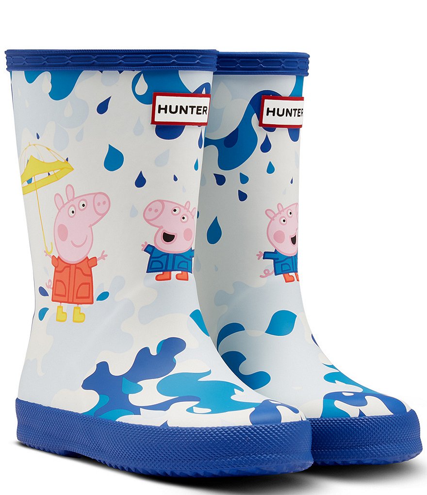 Hunter Kid's First Peppa Pig Muddy Puddle Rain Boots (Toddler)