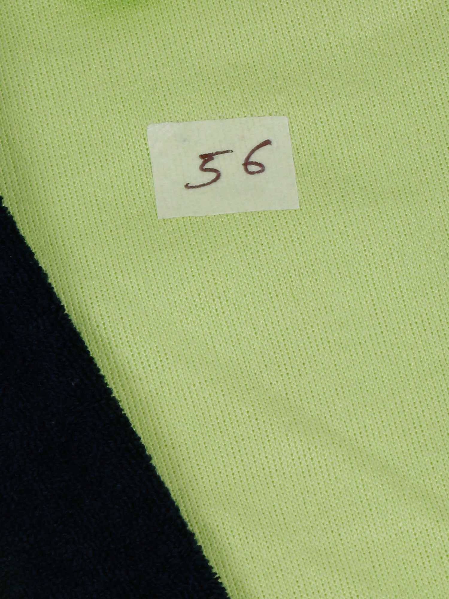 Creeva Everyday Parrot Green & Indigo 225 GSM Micro Terry Bathrobe with Front Pocket & Kimono Collar