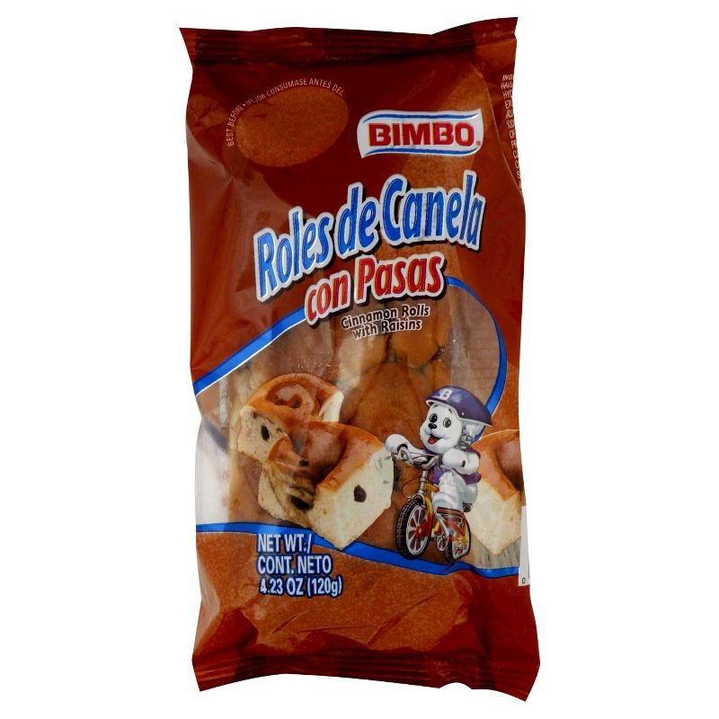 Bimbo Roles de Canela con Pasas Cinnamon Rolls - 4.23oz