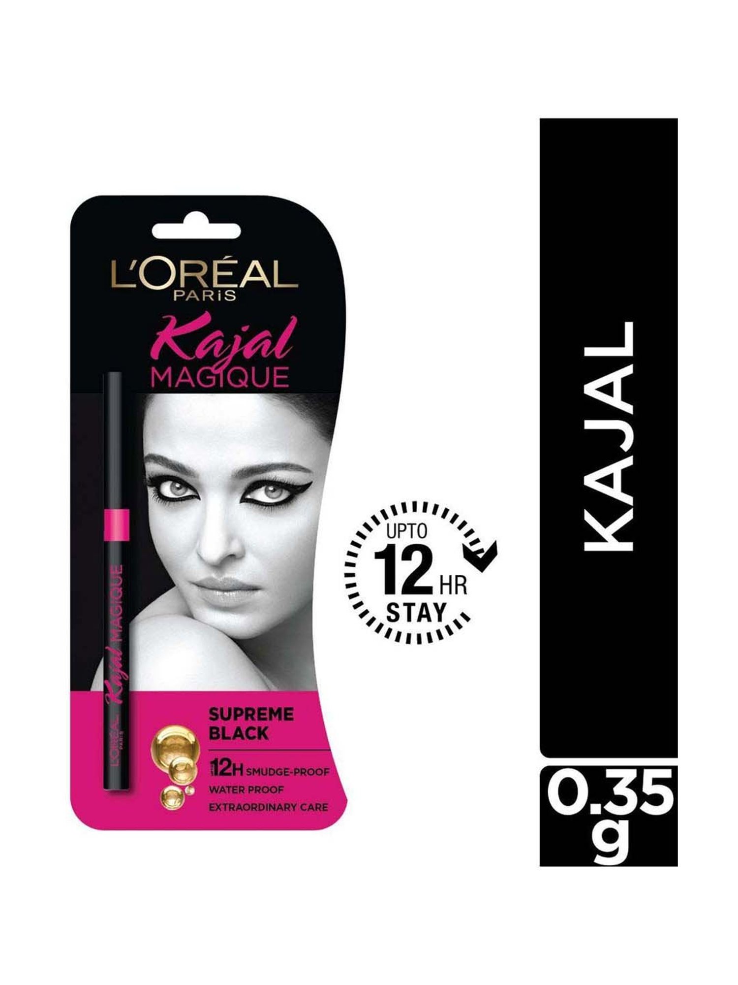 L'Oreal Paris Kajal Magique - Supreme Black,0.35g
