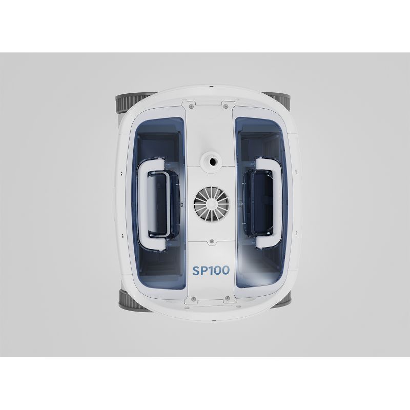 Aquabot SP100 Dual PVA Hyperfine Brush Automatic Robotic Universal In Ground Pool Cleaner Machine with Ultra Fine Filtration and 40 Foot Cord