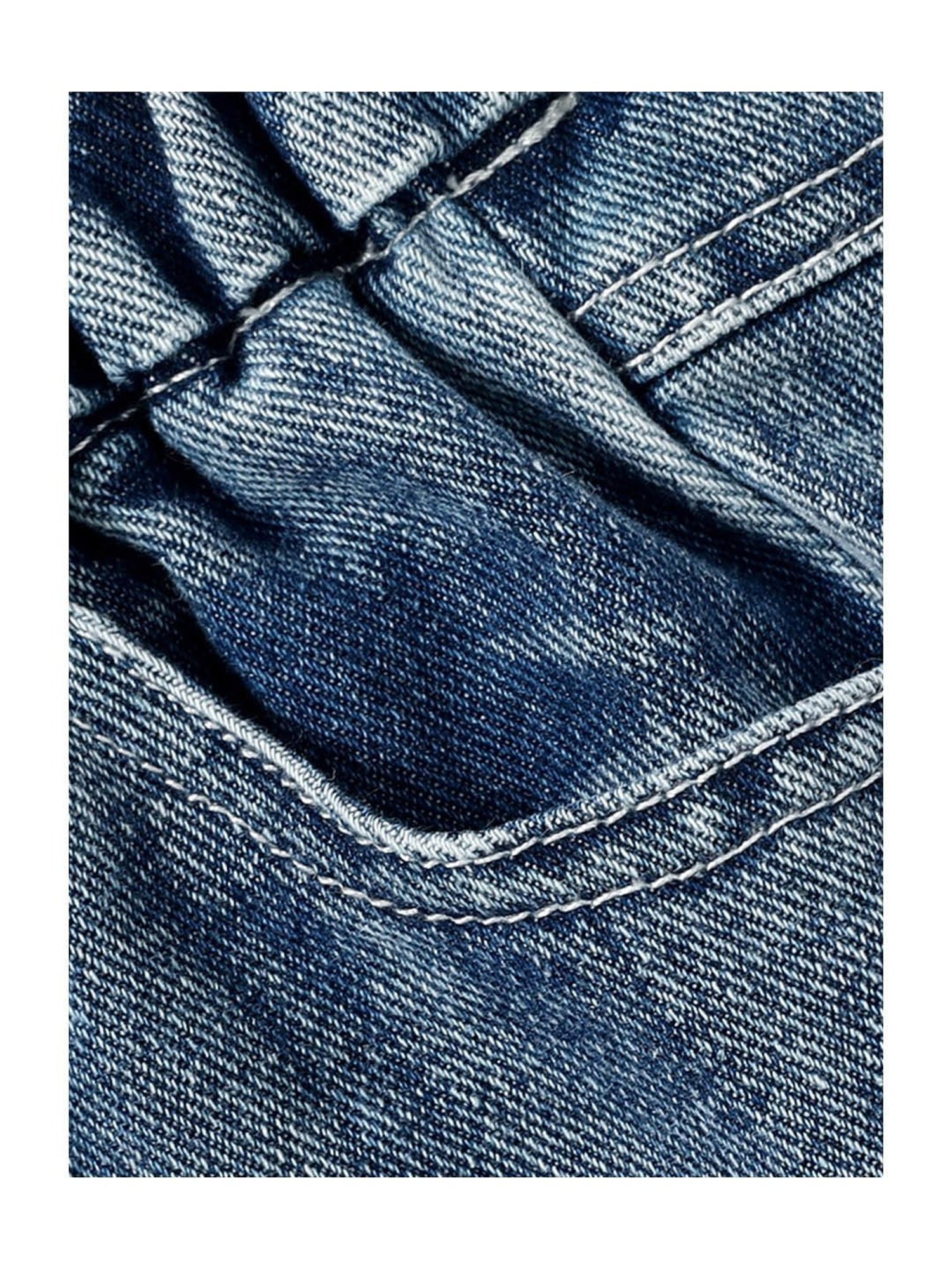 Kotty Girls Blue Graphic Print Jeans