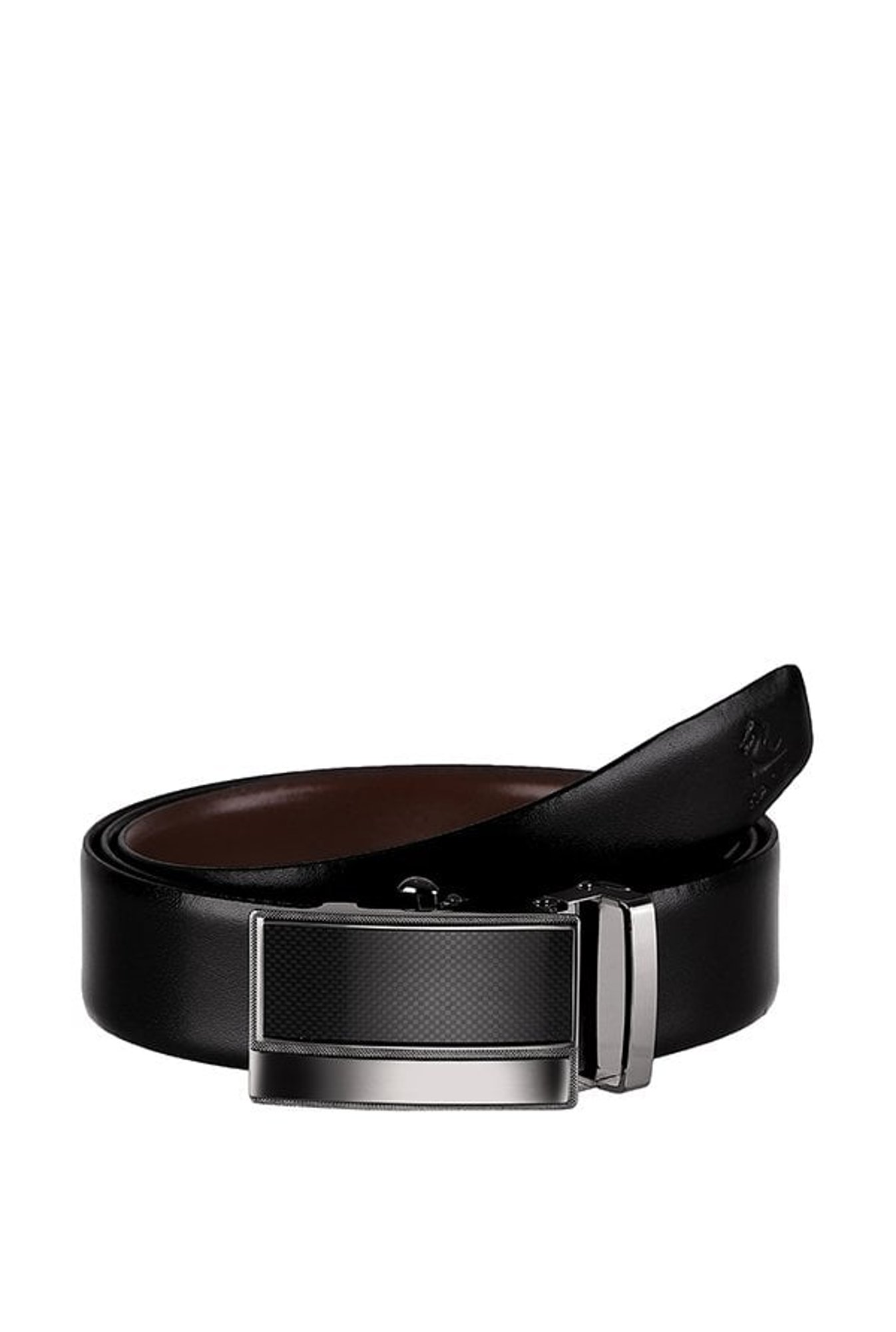 Kara Black & Brown Solid Leather Reversible Belt