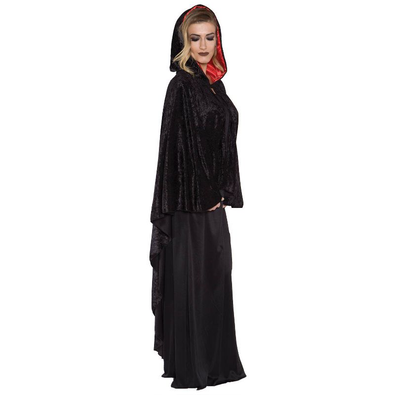Adult Costume Cascade Cape Black - One Size