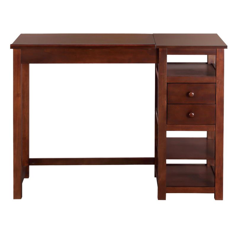 Drafting and Craft Counter Height Desk Coffee - Dorel Living