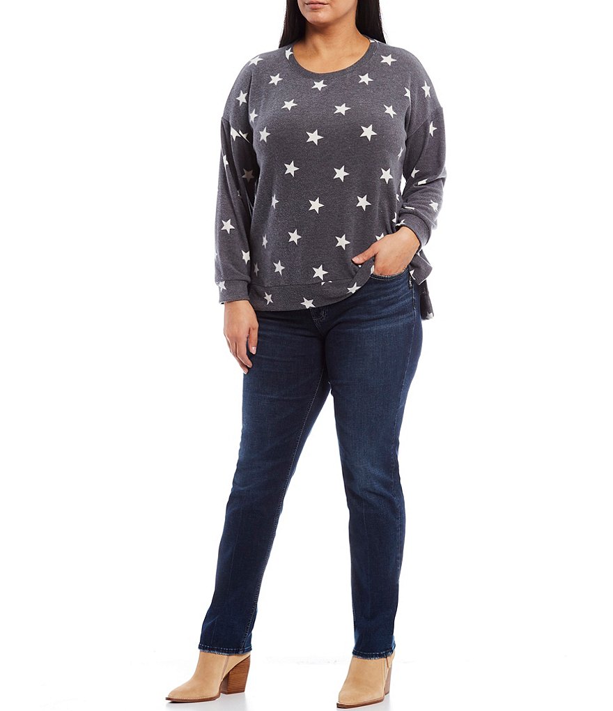Democracy Plus Size Ab-Solution Capri Skimmer Jean