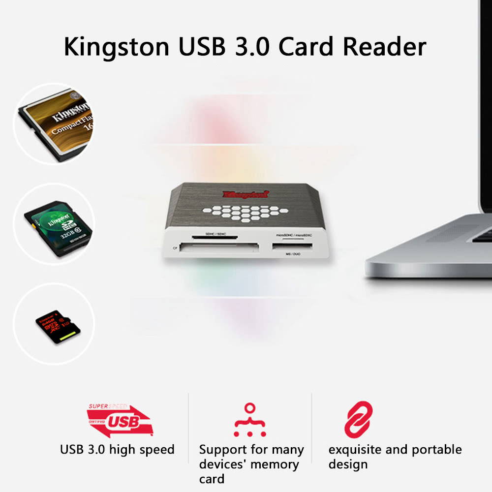 FCR-HS4 USB 3.0 High-Speed All-in-one TF SD Card Reader Adapter