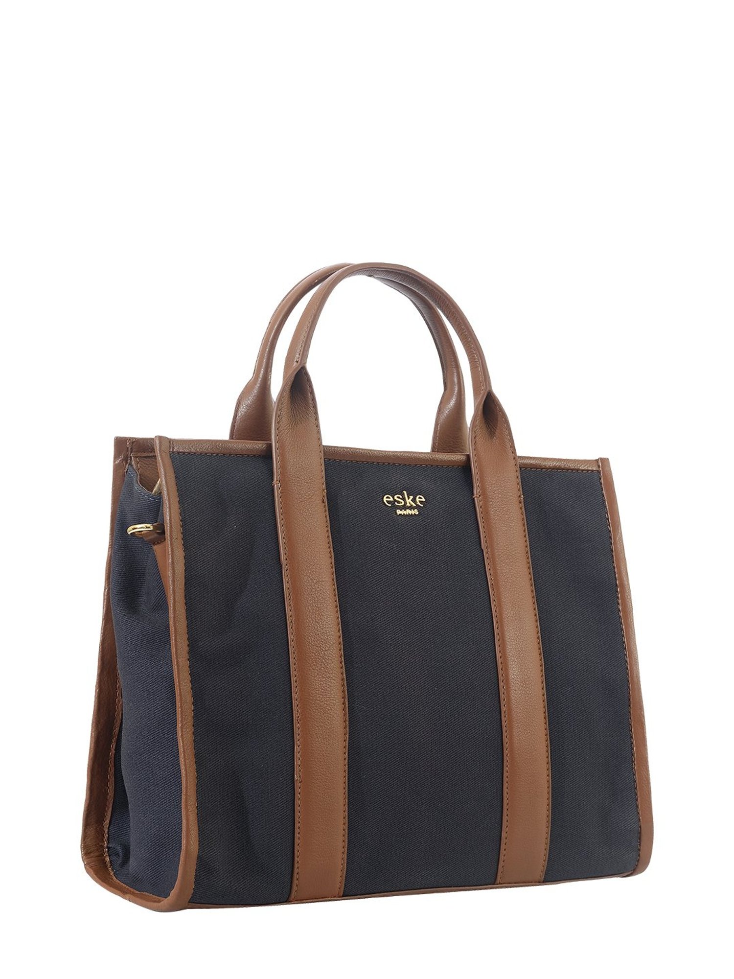 Eske Navy Blue Medium Tote Bag