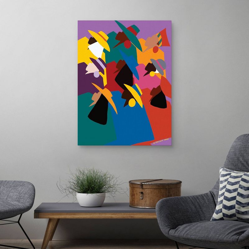 30" x 40" Sisters of Courage by Synthia Saint James Canvas Art Print - Masterpiece Art Gallery