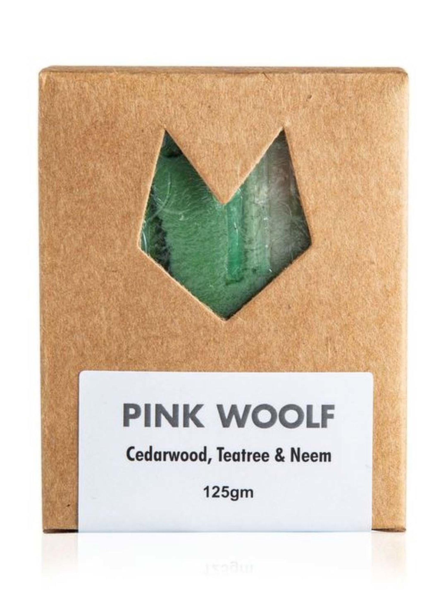 Pink Woolf Organic Bath Soap Bar Cedarwood, Teatree and Neem - 125 gm